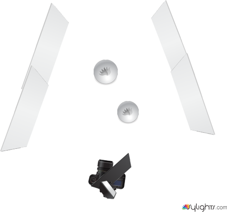 Food lighting setup by Vicco