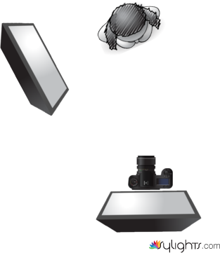 Main Light w/ Fill Light by Westcott Lighting