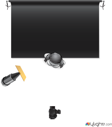Kreislicht mit Schattensilhouette by Guest User