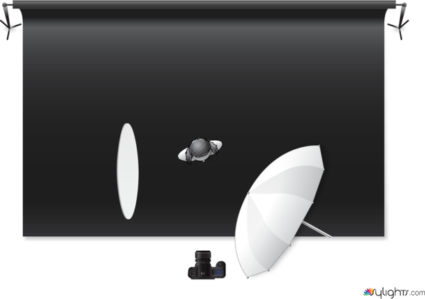 Shoot through Umbrella with reflector by Guest User