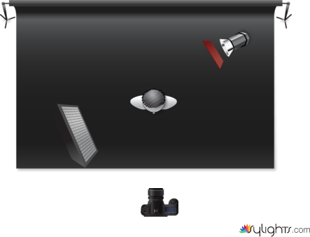 dramatic dark bg with red gel by Guest User