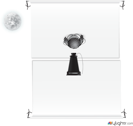 moonlight backhead portrait (analogue) by Guest User