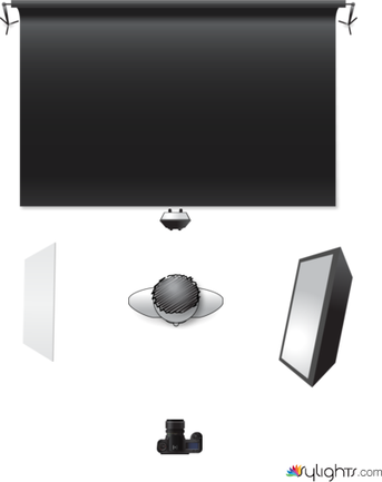 rembrandt lighting setup by Guest User