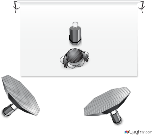 3 Light Setup on White by Guest User