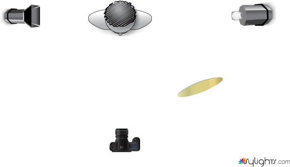 1st setup, editorial portrait-Lighting on location  by Guest User