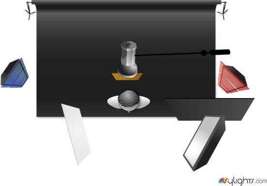 Fundo preto com luzes coloridas by Guest User