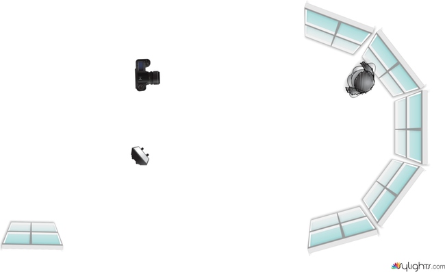 ON stairwell with curved window behind by Guest User