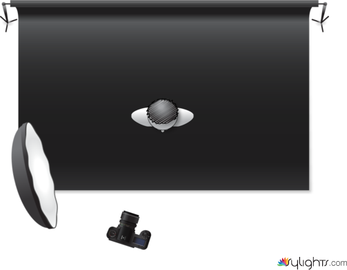 Rembrandt lighting set up 2 by Guest User