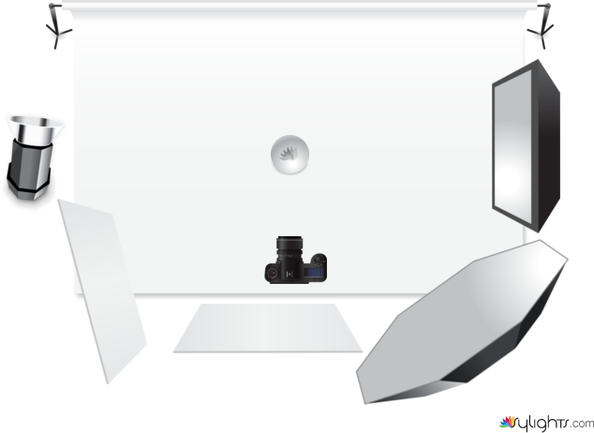 Flat Lay Lighting Diagram Overhead by Guest User