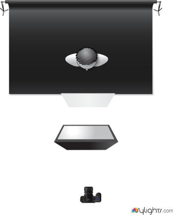Headshot with one light and one clamshell by Guest User