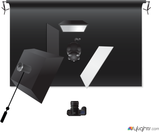 Softbox with hairlight by Guest User