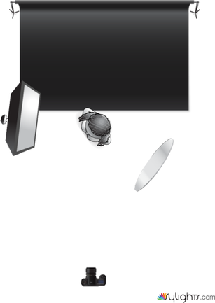 Setup for 'Black and white' by Alu