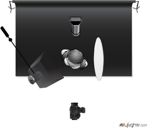 REMBRANDT LIGHTING + BACKGROUND LIGHT by Dimitri Walters