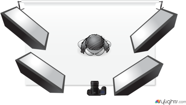 high key hooded woman by Megan Sharpe