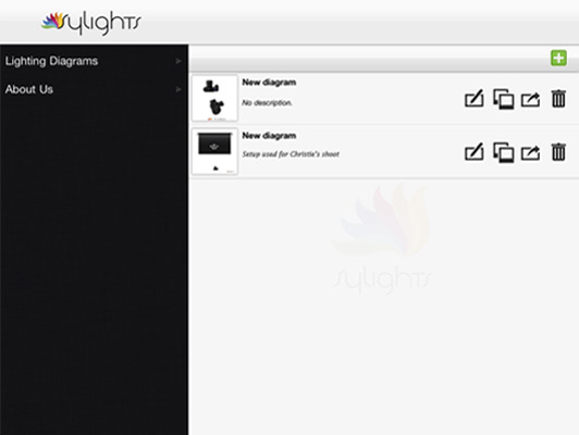Sylights for iPad - Lighting diagrams collection